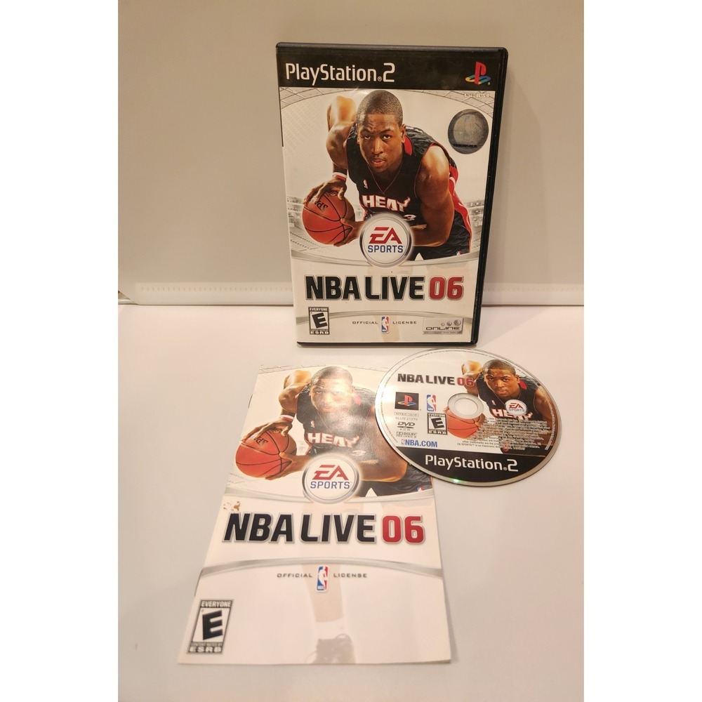 NBA Live 06 Basketball (Sony PS2 PlayStation 2) Tested & Works CIB W Manual